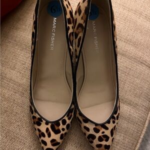Marc Fisher Leopard Print Heels